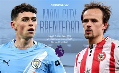 Nhận định Man City vs Brentford (23h30 ngày 9/5): Điểm tựa Etihad