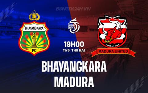 Nhận định Bhayangkara vs Madura 19h00 ngày 11/5 (VĐQG Indonesia 2025/26)