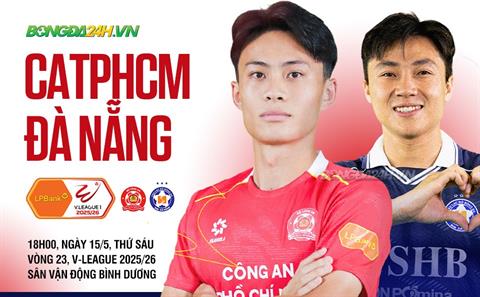 Nhận định CATPHCM vs Đà Nẵng (18h00 ngày 15/5): Chờ bản lĩnh kẻ cùng đường