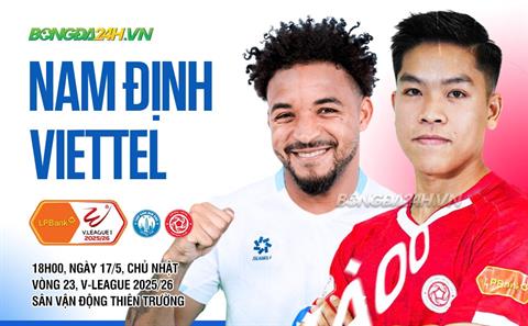 Nhận định Nam Định vs Thể Công Viettel (18h00 ngày 17/5): Quyết đấu vì ba điểm