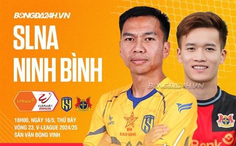 Nhận định SLNA vs Ninh Bình (18h00 ngày 16/5): Khách lấn át chủ