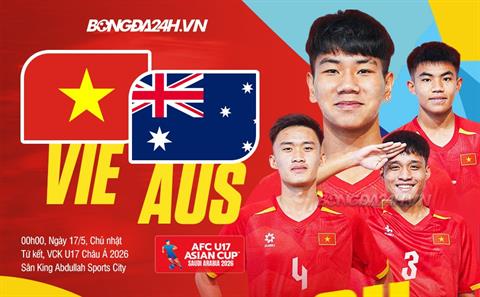 Nhận định U17 Việt Nam vs U17 Australia (0h00 ngày 17/5): Không thể chủ quan
