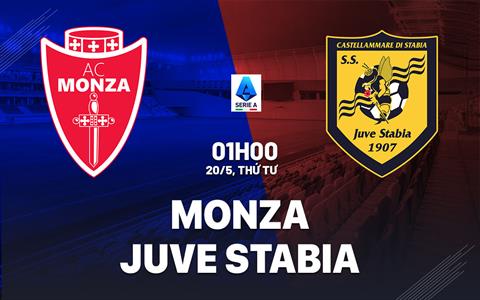 Nhận định Monza vs Juve Stabia 1h00 ngày 20/5 (Playoff Serie A 2026/27)