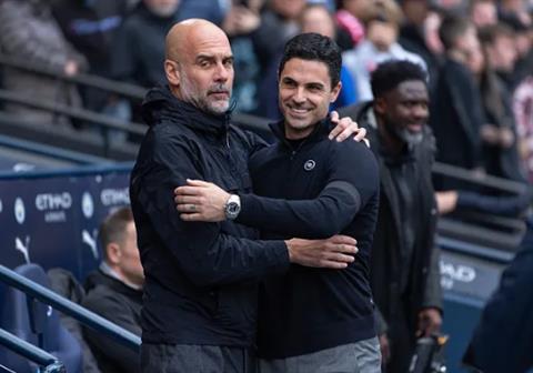 Mikel Arteta phản hồi trước tin đồn Pep Guardiola rời Man City