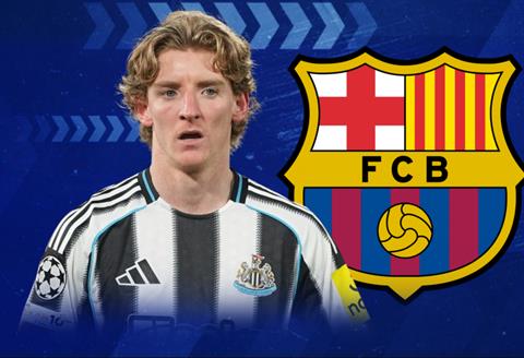 Fabrizio Romano “'Here we go” vụ Anthony Gordon gia nhập Barca