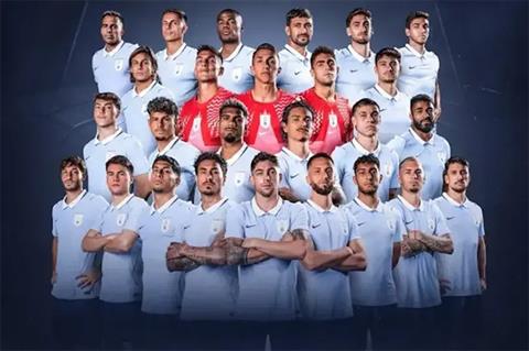 Danh sách chính thức tham dự World Cup 2026 của đội tuyển Uruguay