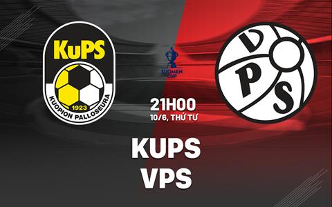 Nhận định bóng đá KuPS vs VPS 21h00 ngày 10/6 (Cúp QG Phần Lan 2026)