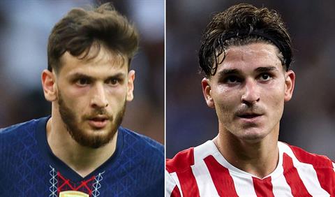 Huyền thoại muốn Arsenal chiêu mộ cả Alvarez và Kvaratskhelia