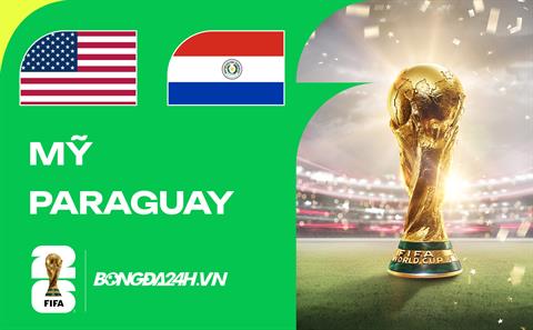 Đội hình Mỹ vs Paraguay dự kiến 08h00 ngày 13/06/2026