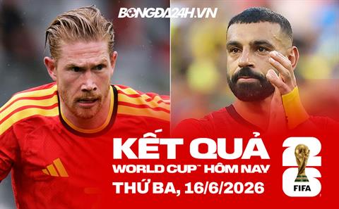 Kết quả World Cup 16/06: Bỉ vs Ai Cập, Saudi Arabia vs Uruguay