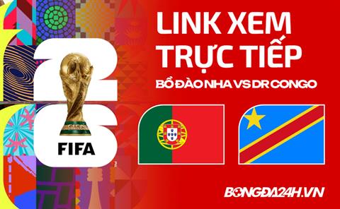 Bồ Đào Nha vs DR Congo link xem trực tiếp trên VTV hôm nay
