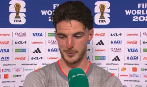 Declan Rice cập nhật tình hình chấn thương