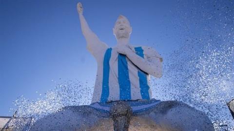 Khánh thành tượng Messi cao nhất thế giới, nặng 70 tấn