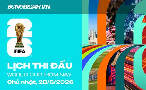 Lịch thi đấu bóng đá hôm nay 28/06: Colombia vs Bồ Đào Nha, Jordan vs Argentina