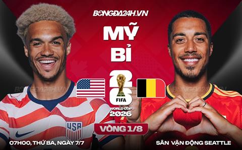 Nhận định Mỹ vs Bỉ (07h00 ngày 7/7): Làm khó chủ nhà