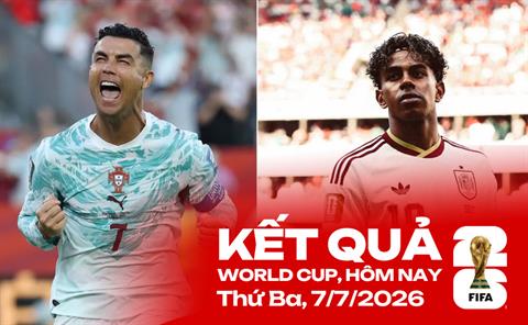 Kết quả World Cup hôm nay ngày 07/07: TBN vs BĐN, Bỉ vs Mỹ