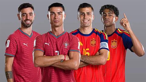 Lịch sử đối đầu Bồ Đào Nha vs Tây Ban Nha: La Roja áp đảo