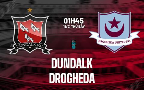 Nhận định bóng đá Dundalk vs Drogheda 1h45 ngày 11/7 (VĐQG Ireland 2026)