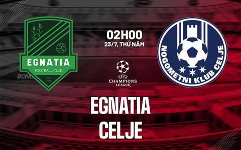 Nhận định bóng đá Egnatia vs Celje 2h00 ngày 23/7 (Champions League 2026/27)