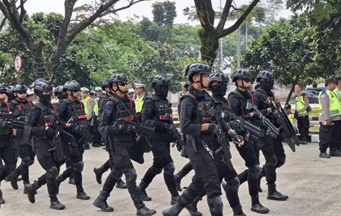An ninh siết chặt trước trận Indonesia - Việt Nam