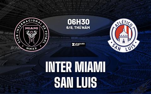 Nhận định bóng đá Inter Miami vs San Luis 6h30 ngày 6/8 (Leagues Cup 2026)