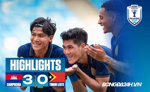 Highlights Campuchia vs Timor Leste | Không có bất ngờ (ASEAN Cup 2026)
