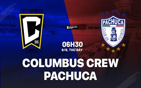 Nhận định bóng đá Columbus Crew vs Pachuca 6h30 ngày 8/8 (Leagues Cup 2026)