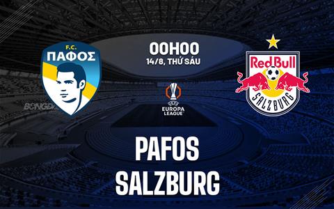Nhận định bóng đá Pafos vs Salzburg 0h00 ngày 14/8 (Europa League 2026/27)