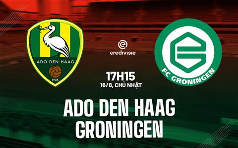 Nhận định ADO Den Haag vs Groningen 17h15 ngày 16/8 (VĐQG Hà Lan 2026/27)