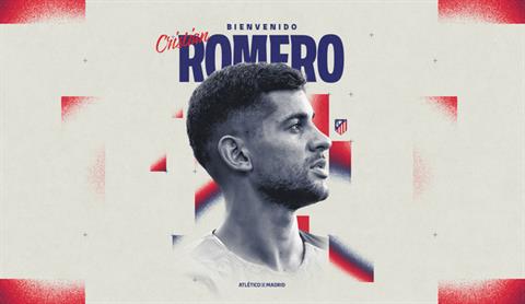 Atletico Madrid chính thức công bố tân binh Romero từ Tottenham