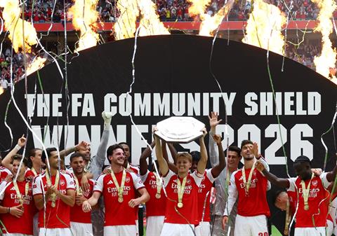 Đè bẹp Man City, Arsenal đoạt Siêu cúp Anh 2026