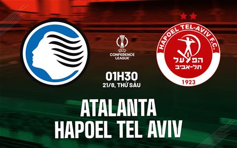 Nhận định Atalanta vs Hapoel Tel Aviv (01h30 ngày 21/8): Bài test cho Sarri-ball