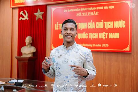 Nguyễn Adou Leygley Minh tự hào khi trở thành công dân Việt Nam