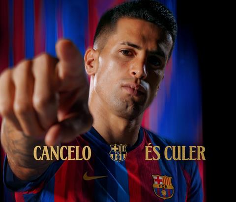 Joao Cancelo có lần thứ ba khoác áo Barcelona