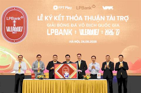 LPBank tiếp tục là nhà tài trợ chính V.League 1 mùa giải 2026/27