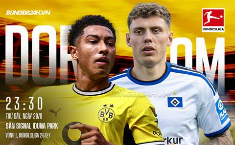 Nhận định bóng đá Dortmund vs Hamburger (23h30 ngày 29/8): 3 điểm cho chủ nhà