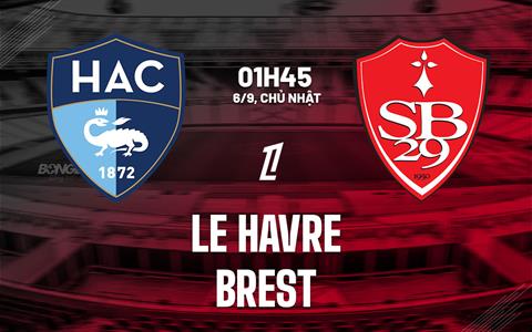 Nhận định bóng đá Le Havre vs Brest 1h45 ngày 6/9 (Ligue 1 2026/27)
