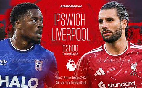 Nhận định bóng đá Ipswich vs Liverpool (2h00 ngày 5/9): Không hề dễ dàng