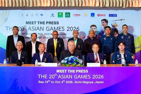 Thái Lan đặt mục tiêu tiến sâu tại ASIAD 2026