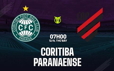 Nhận định bóng đá Coritiba vs Paranaense 7h00 ngày 12/9 (VĐQG Brazil 2026)