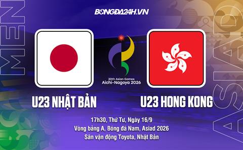 Nhận định U23 Nhật Bản vs U23 Hong Kong (Trung Quốc) 17h30 ngày 16/9 (ASIAD 2026)