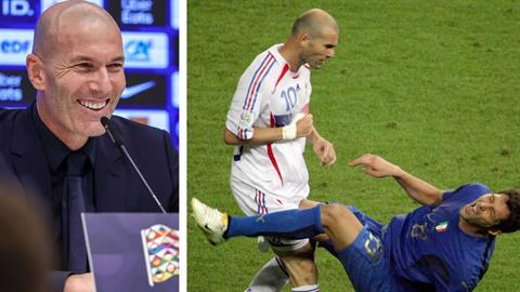 Zidane không hối tiếc sau pha húc đầu vào Materazzi ở World Cup 2006
