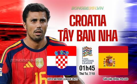 Nhận định Croatia vs Tây Ban Nha (1h45 ngày 7/10): Khó cản Bò tót