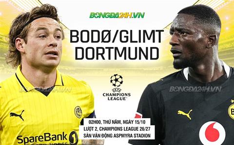 Nhận định Bodo Glimt vs Dortmund (02h00 ngày 15/10): Hiểm địa Aspmyra