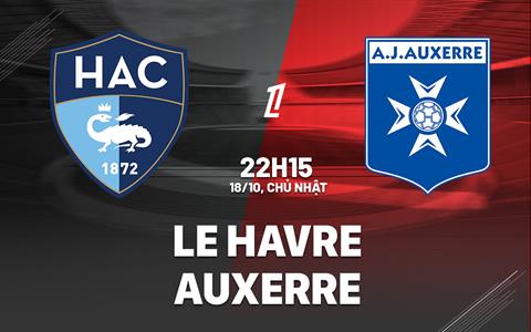 Nhận định bóng đá Le Havre vs Auxerre 22h15 ngày 18/10 (Ligue 1 2026/27)