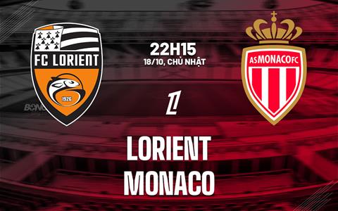 Nhận định bóng đá Lorient vs Monaco (22h15 ngày 18/10): Không dễ cho đội khách