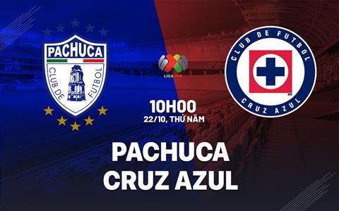 Nhận định bóng đá Pachuca vs Cruz Azul 10h00 ngày 22/10 (VĐQG Mexico 2026/27)