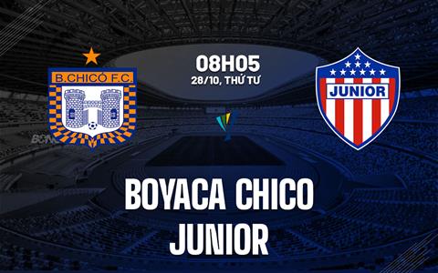 Nhận định bóng đá Boyaca Chico vs Junior 8h05 ngày 28/10 (VĐQG Colombia 2026)