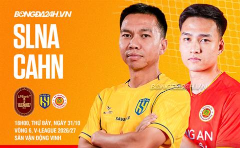 Nhận định SLNA vs CAHN (18h00 ngày 31/10): Thử thách cực đại cho hiện tượng xứ Nghệ