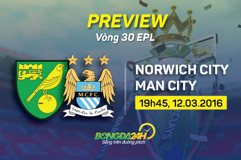 Preview: Norwich - Man City